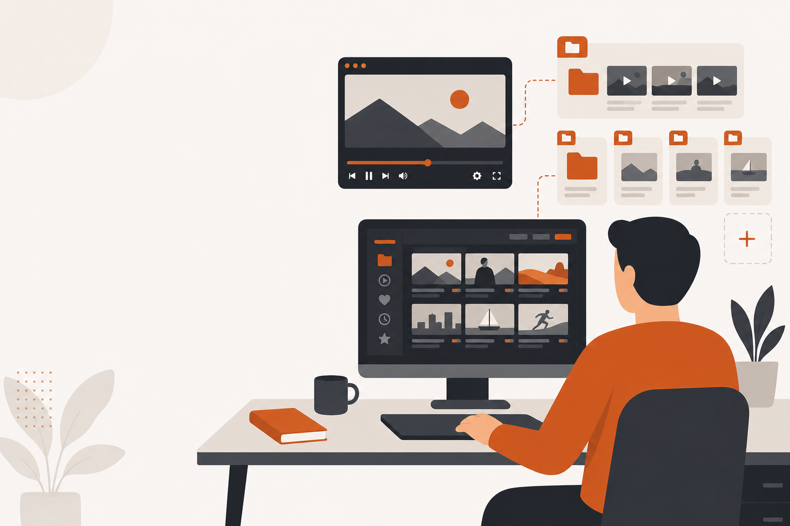 SSBox — thư viện media offline dạng flat vector